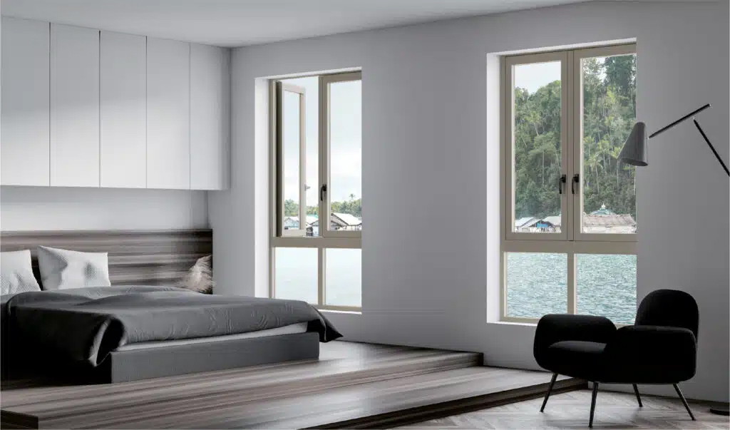 class a hệ a65 cửa đi, cửa sổ mở quay