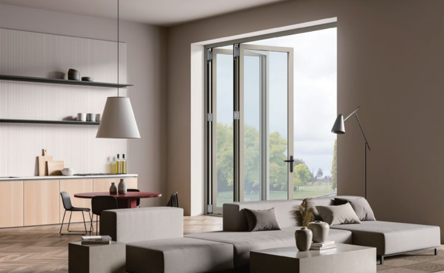 Xingfa hệ Class A hệ AC80 - cửa đi xếp trượt