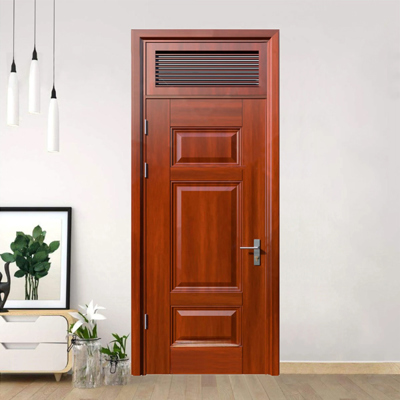 Cửa Thép Vân Gỗ 1 Cánh - Mẫu số 2